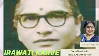 Irawati Karve, 1st Indian female Anthropologist@AnthropologyInsightsforUPSCNET#ugcnet #upsc#cuet