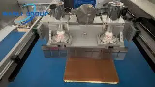 Testing the machine__perfectChoose Ultrasonic food cutting machine, choose Wanli Group