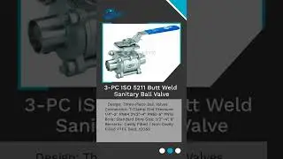 3-PC ISO 5211 Butt Weld Sanitary Ball Valve | MIZUP METAL CO., LTD. | Taiwantrade