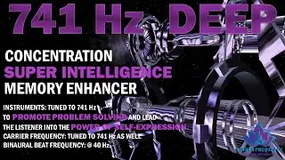 🎧 741 Hz Study Music | Deep Concentration | Memory Enhancer Meditation Music