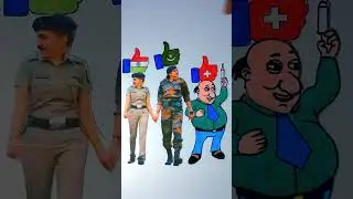 India flag 🇮🇳 Switzerland flag 🇨🇭 Pakistan flag 🇵🇰 don't miss end 🥹🫡republic day #shorts #art #viral