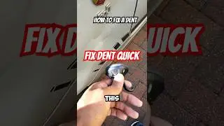 How To Fix A Dent On Your Car #HowTo #cardent #suction