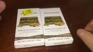 Распродажа Walmart: Patislove, шоколад в дубайском стиле, молочный шоколад, фисташковая паста, ka...