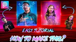 Quick Edit :TRENDING GAMERS PHOTO/ Smoke Glowing Eye Picsart Tutorial