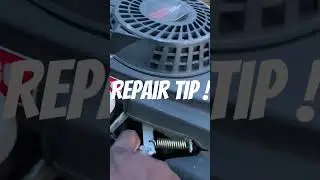 Pull rope hard to pull?🤔#shorts #short #lawnmowerrepair