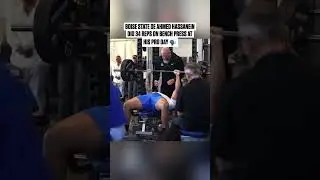 DE Ahmed Hassanein does 34 Reps on bench Press at Boise State Pro Day