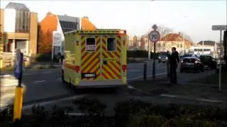 Interventie ambulance Zaventem 2 - ambulance responding code 3