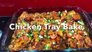 How To Make Easy Chicken Tray Bake #chicken #traybake #tasty #mixveg #pasta