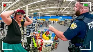 Cops Surprise The Ass Out Of Walmart Shoplifters In The Act