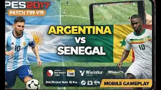 Argentina vs Senegal | World Cup Winner vs AFCON Winner | Friendly Match Simulation (PES 2017)