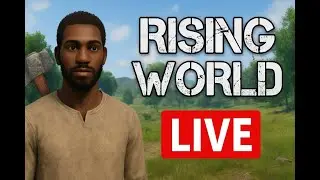 RISING WORLD Day 6 solo LIVE!! #Survival,#Adventure,#Strategy,#Building,