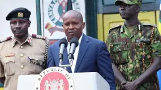 CS Kindiki's Emotional Remarks as he Mourns the late Lamu County Commissioner Louis Rono