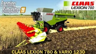 Farming Simulator 19 CLAAS LEXION 780 & VARIO 1230