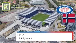 Intility Arena | V&aring;lerenga Fotball | Google Earth 360&deg; Rotation