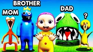 Adoptado Por Los RAINBOW FRIENDS En BABY SIMULATOR