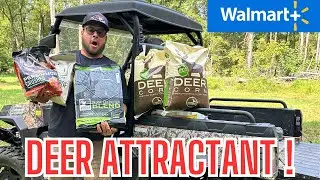 I Tested TOP 4 Deer Attractant at WALMART and THIS HAPPENED!!