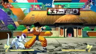 DBFZ Yamcha Combo Concept Showcase: Super Jump IAD Route & Spirit Ball into lvl 3 Super