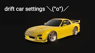 Amazing drift car settings for apex racing (: