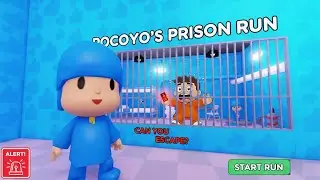 ¡ESCAPANDO DE POCOYO’S PRISON RUN! New Scary Obby Roblox🚀