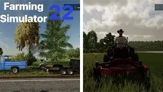Cutting Down Trees & Mowing Lawn! (Landscaping Series) Roleplay | FS22