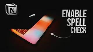 How to Enable Spell Check in Notion Mac (tutorial)