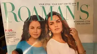 Roaman&rsquo;s Plus Size Clothing Catalog April/May 2021 flip through pt 3 with Ellos and jewelry