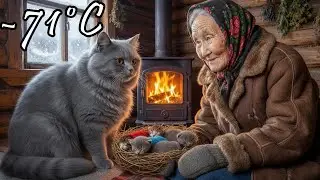 90-Year-Old Widow Helps Her Loyal Cat Give Birth at -71&deg;C Yakutia | Tiny Wool Sweaters