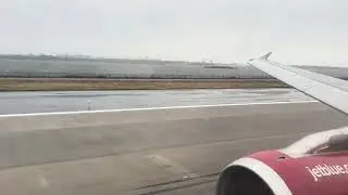 Great Buzzsaw! Bumpy JetBlue A320 Takeoff JFK (FDNY Livery - Blue Bravest)