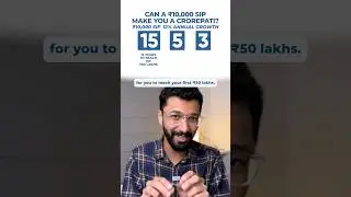 10k SIP to 1 crore? 15-5-3 Rule! #mutualfunds