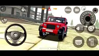 Kar😈 wala game simulator android modified mahindra driving thar vala game 3d games video red thar ll