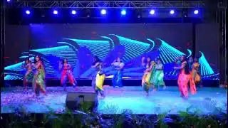 Folk songs Mix  Dance by 6th & 7th Girls ||ANNUAL DAY CELEBRATIONS|| KRANTHI SCHOOL |SIDDIPET| 2024.