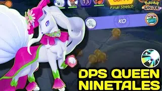 This DPS Alolan Ninetales Melting Even Defenders with this DPS Build 😲 Pokemon Unite 