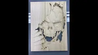 Skull Relief Carving Take Two