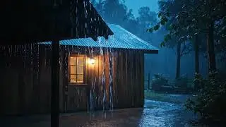 Rain Sounds For Sleeping - 100% Instantly Fall Asleep With Rain And Thunder Sound