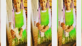 DJMO SPOILS HER DAUGHTER WITH MONEY. // LADASHA WAMBO GETS CASH MONEY.