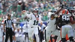 Kyle McCord vs Cleveland Browns | Pre Season week 2 | All throws and runs