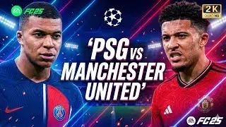 FC 25 | PSG vs Manchester United – INTENSE Night Match at Parc des Princes (2K Gameplay)