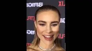 Lucy Fry at the premiere of Bright