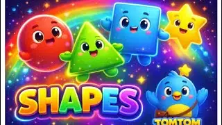 Shapes Song for Kids | Learn Circle, Square, Triangle & Star | Tom Tom Tales