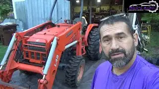 Kubota L48 Проблемы с освещением, проводкой и тахометром, установка фар