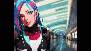 Intergalactic space hub  ,  Techno synth music