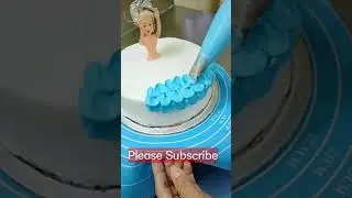 Doll cake decorating ideas |#barbiedollcake#dollcakes #dollcakedecorating #dollcakedesign #shorts