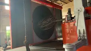 Carousel rotational moulding machine