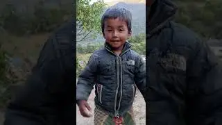 Happy Nepali Village Children Life - Unseen Nepal #shorts