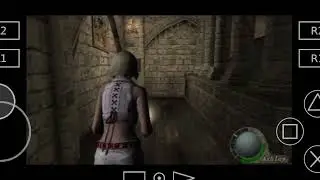 RESIDENT EVIL 4 MOBILE IOS ANDROID MOBILE VERSION AETHERSX2 EMULATOR ASHLEY IN DANGER GAME PLAY 