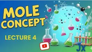 Master Mole Concept Lecture 4: Average Molecular Mass, Min. Molecular Mass #moleconcept