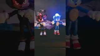 Sonic 3 sonic and shadow light up action figures #sonic #shadow #actionfigures #shadowsonic #toys
