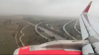 Iberia Express Airbus A321 Neo LANDING at Madrid Barajas Airport