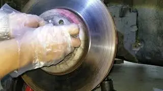 How to replace font hub, bearing on bmw 750i 2009