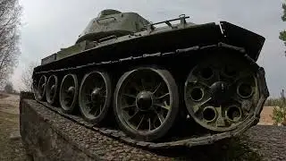 22.03.25 Neply koło Terespola. Czołg T -34.